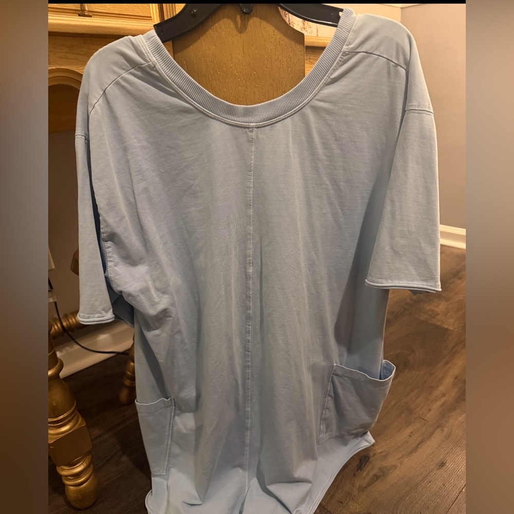 FP Movement by Free People Light Blue Short Sleeve Tee